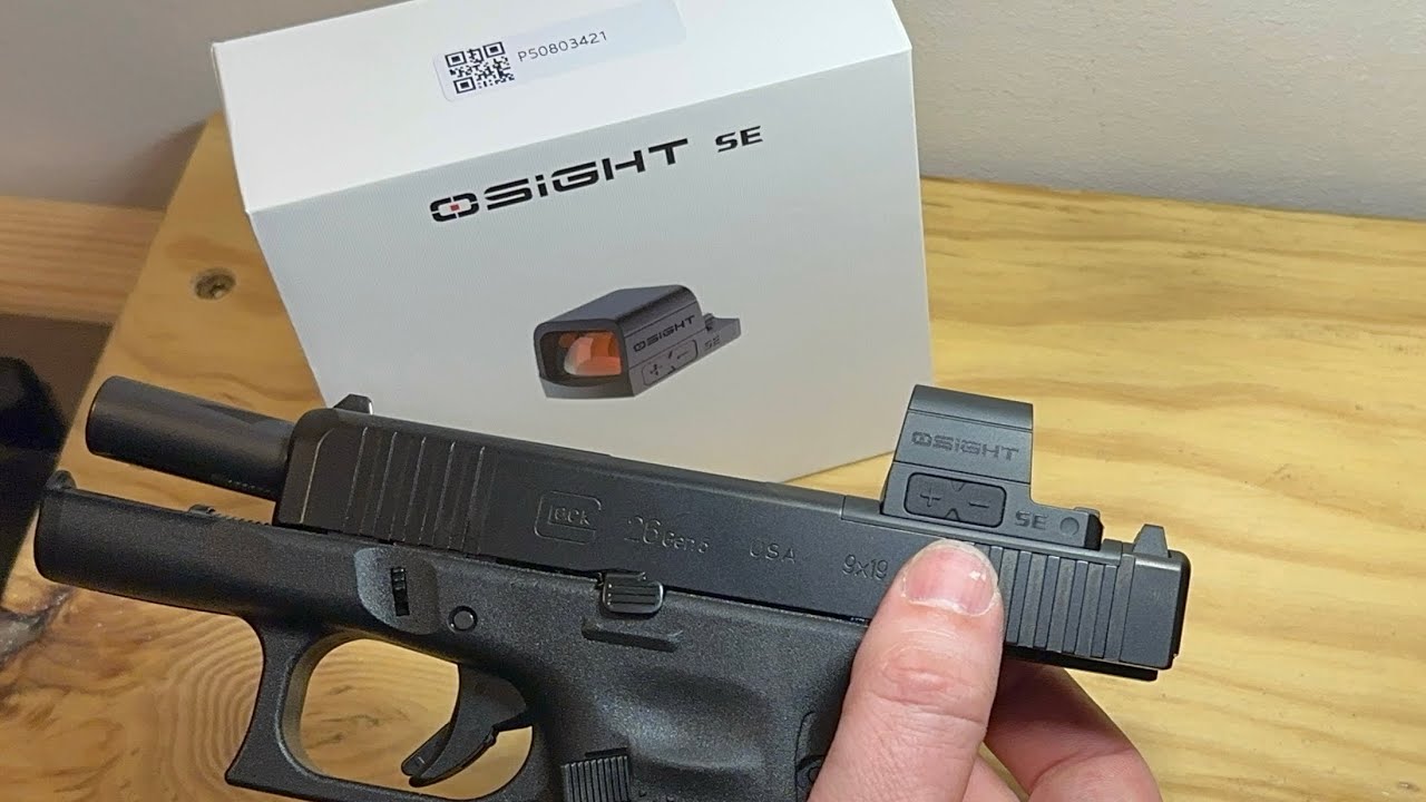 The Osight SE-A Side Loading Battery Version of the Osight S a Great Option for an Enclosed RMSc Dot