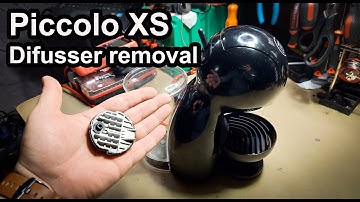DOLCE GUSTO Piccolo XS -  Diffuser plate removal - Video response