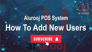 Adding New User in Al Urooj POS