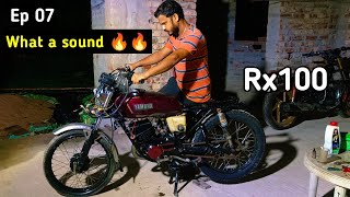 100cc king Rx100 Start | What a sound | Fan ho geya Rx 100 ka 😘😘 |Ep 07|ka#theindianworkshop