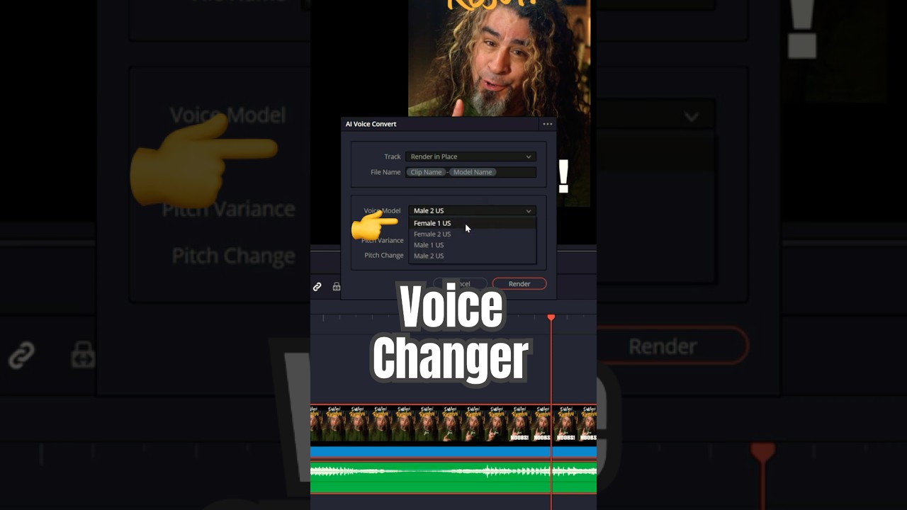 Don't Like Your Voice...? CHANGE IT! - DaVinci Resolve 20