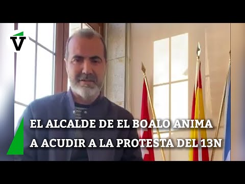 El llamamiento del alcalde de El Boalo (PSOE) para acudir a la manifestación contra Ayuso el 13N