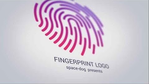VIDEOHIVE FINGERPRINT LOGO Free After Effects Template Bharwana VFX