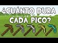 ¿CUÁNTO DURA UN PICO? CRAFTEAR PICOS: CURIOSIDADES DE MINECRAFT