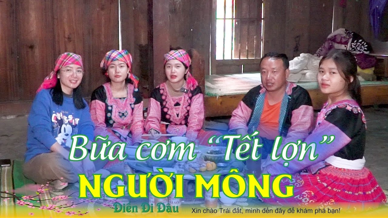 Tết Mông P3 Gia đình Bếp Trên Bản và Xe Đầu Kéo Vlog đến chúc tết