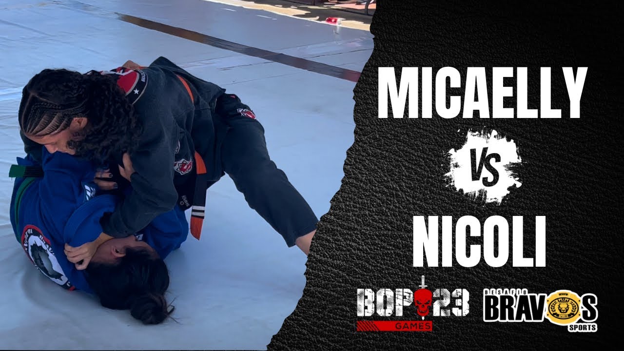 Micaelly Vs Nicoli Jiu jitsu Feminino: Desafio Bravos Bop Games 23