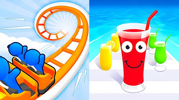 Runner Coaster vs Juice Run🔥 EPIC 2025 Gameplay – All Levels UNLOCKED