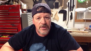 Boudreau Guitars - Building a fender style neck with binding Part 4