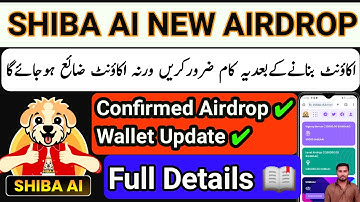 Shiba Ai Airdrop | SHIBA AI Confirm Airdrop | Wallet Update | How to Create Shiba Ai Account Watch