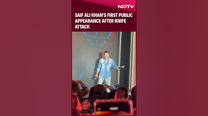 Saif Ali Khan News | Saif Ali Khan's First Public Appearance After Knife Attack
