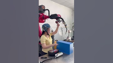 Welding robot.#industrial #robot #welding #stamping #machine #manufacturing