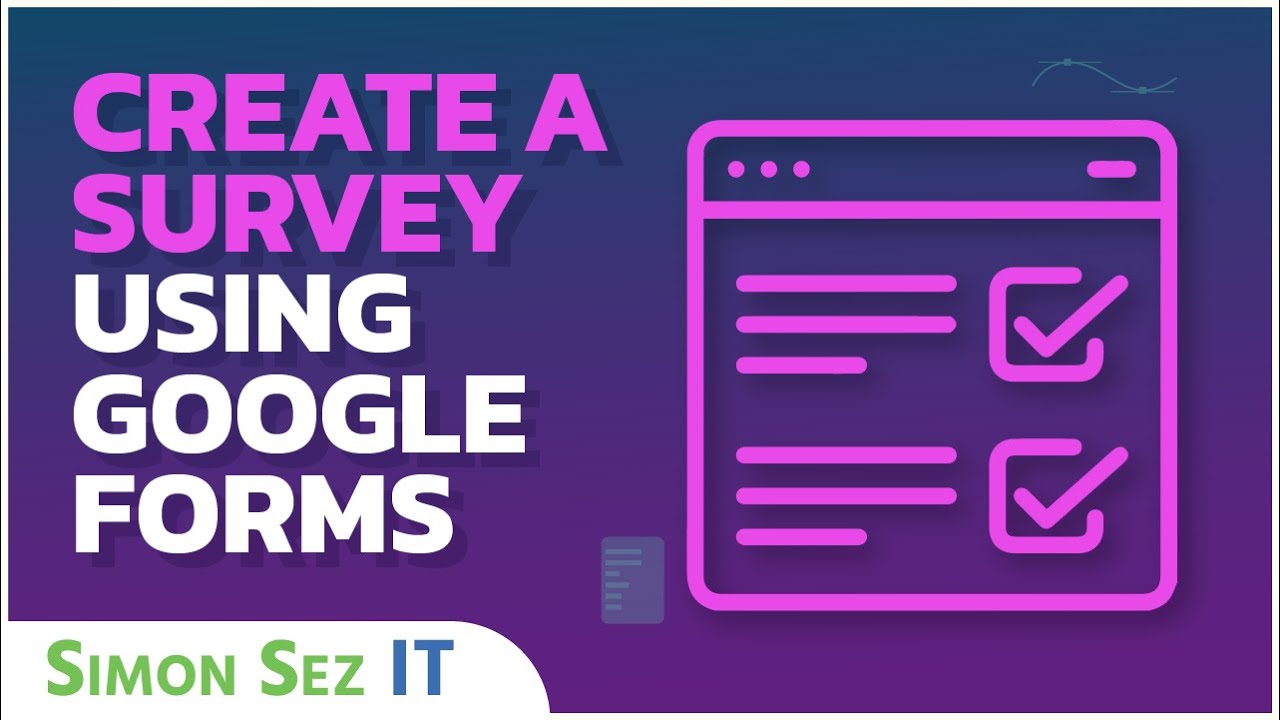 Create an online survey from scratch