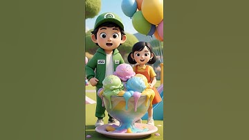 Squid Game AI icecream ASMR #squidgame #squidgame2 #ai #asmr