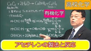 アセチレン　付加反応　付加重合　製法　有機化学　高校化学　エンジョイケミストリー　142205