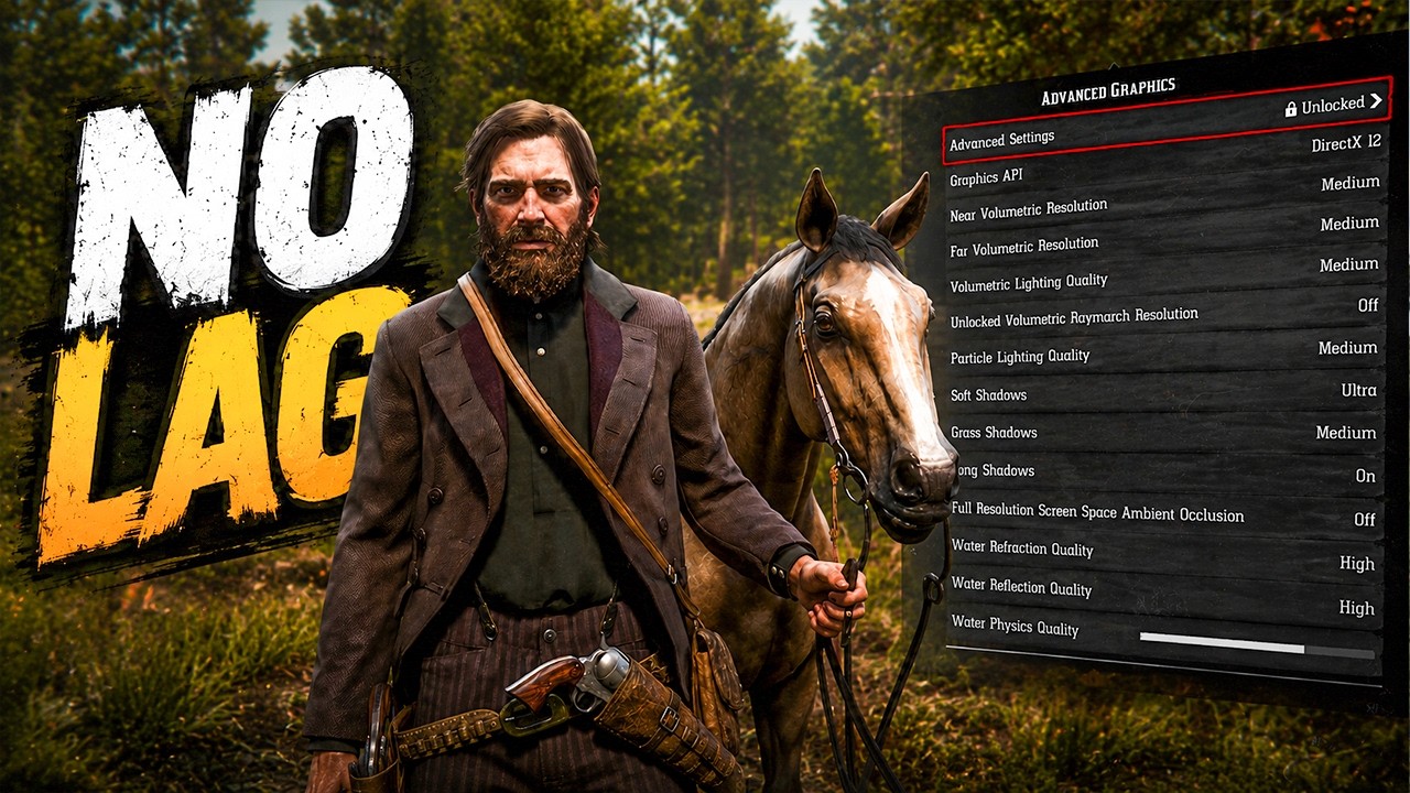 RDR 2 Optimization Guide! Best Settings for FPS Boost, Lag Fix & Smooth Gameplay