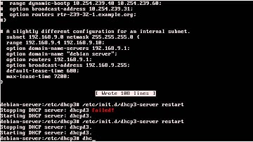 Tutorial menginstal dan konfigurasi DHCP server, DNS server, dan Webserver di Linux Debian