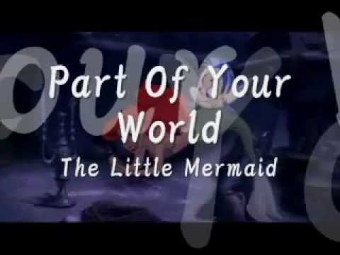 Part Of Your World リトルマーメイド Little Mermaid 和訳 Japanese Translation Youtube