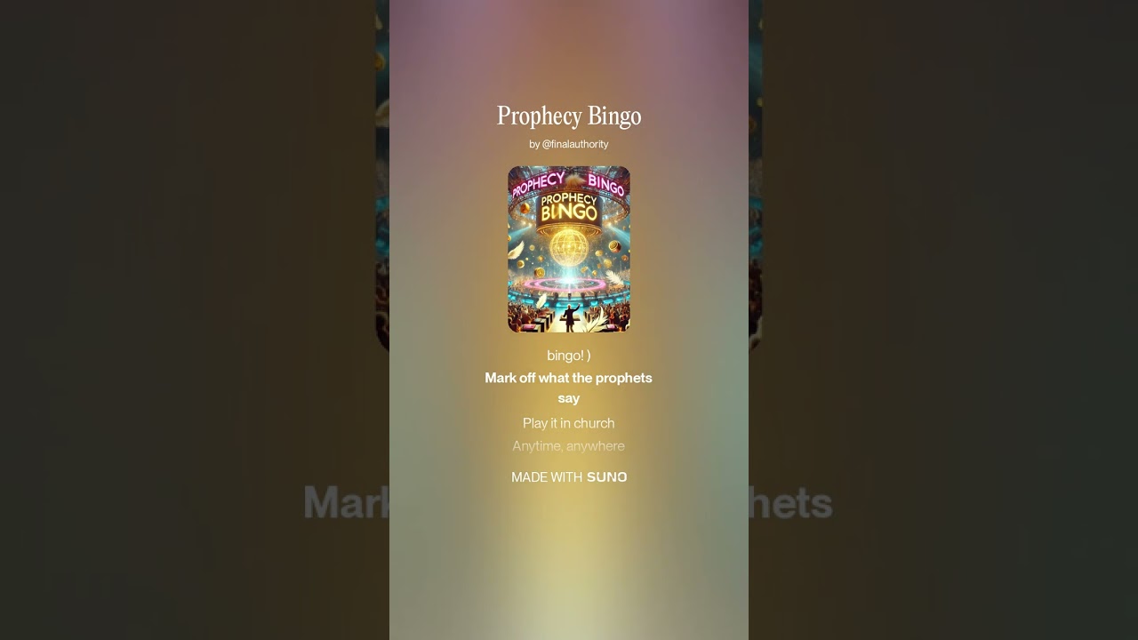 Prophecy Bingo