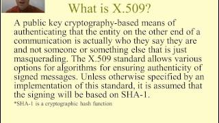 Computer and Network Security - X.509