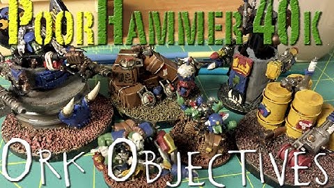 Ork Objective Markers - PoorHammer 40k