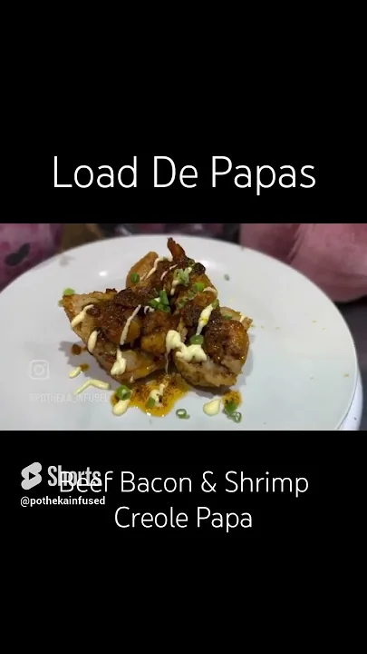 Load Da Papas!!!! Fire & Flour fight in my kitchen today #newrecipe #food #goodeats #fyp #shorts