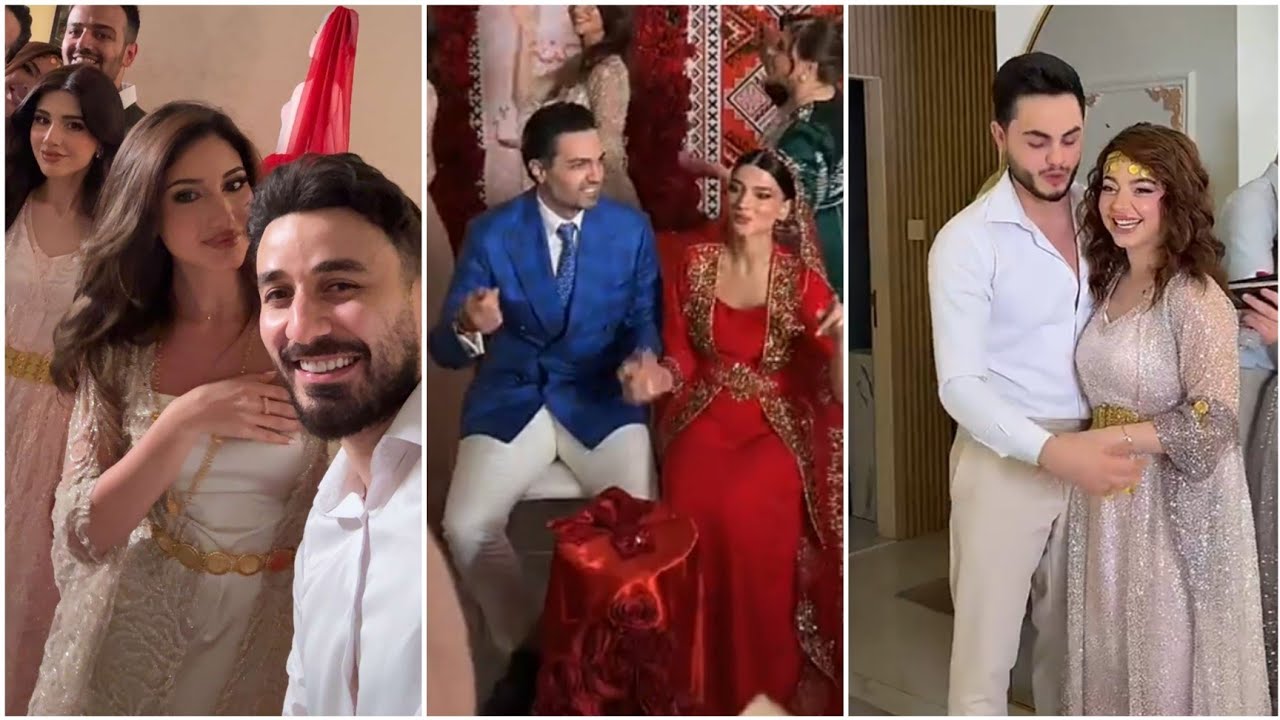 حفلة حنة نارين بيوتي لحظة وصول رامي زوج نارين 😍 بلشنا في اجواء الحنة 🔥 رقص نارين مع رامي 💃