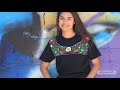 Hand Embroidered Mexican Blouse Style T Shirts Leos Imports