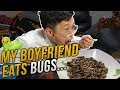 We Tried Silkworm Pupae(번데기) Challenge....