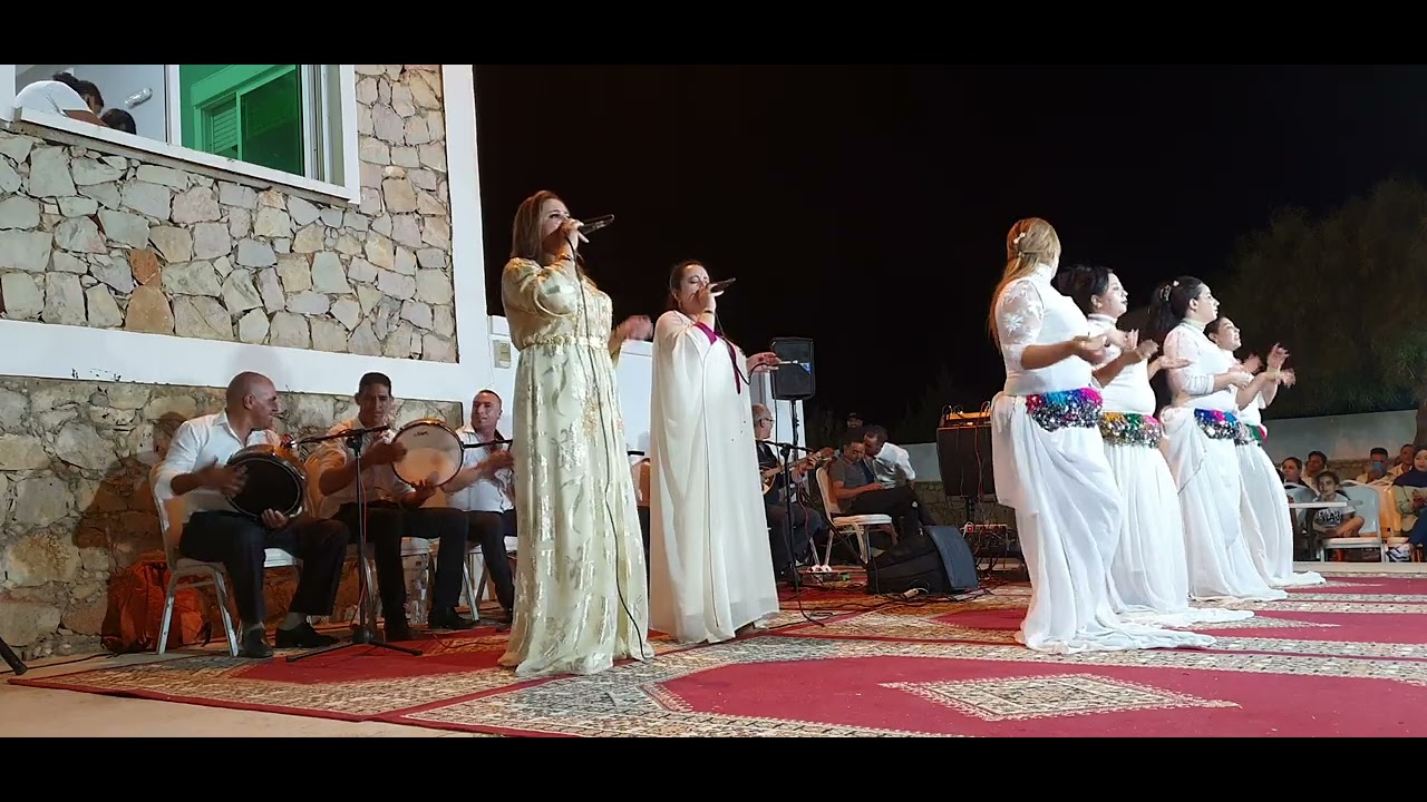 القصارة التي ابهرت الحاضرين للفنان  محمد توتو  والجميلتين جمعة الحاجب ولمياء المكناسية mohamed touto