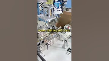 Tray Former Box Folding Machine #machine #packagingmachine