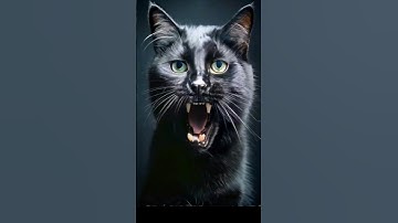 Horror cat || Scary Cat Video #short #shorts #cat
