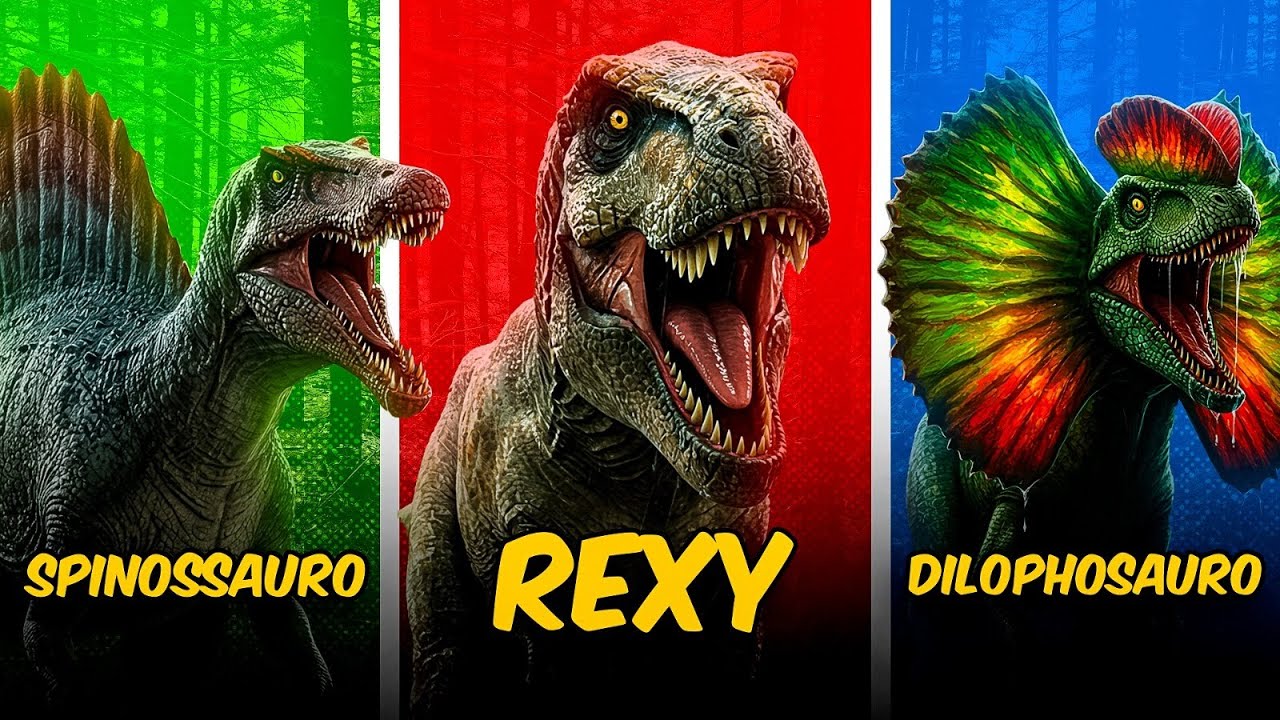 🦖 OS 26 DINOSSAUROS MAIS ICÔNICOS DE JURASSIC WORLD 🦖