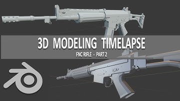 Blender Weapon Modeling Timelapse part 2