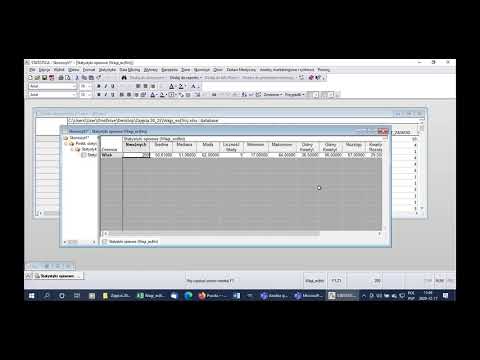 STATISTICA. Odc. 2: Obliczanie podstawowych statystyk
