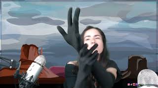 ASMR - Long Black Gloves