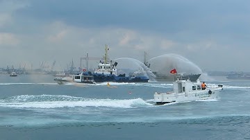 Diễn tập phối hợp tìm kiếm cứu nạn hàng hải vùng cảng biển Quảng Ngãi