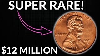2001 D One Cent Coin Worth $12 Million?! | Rare Penny You Need to Look For!