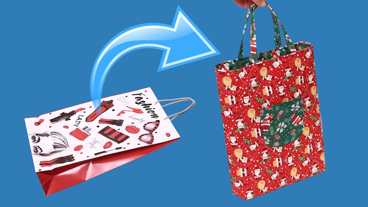 Don’t buy gift bags anymore DIY them easily! YouTube