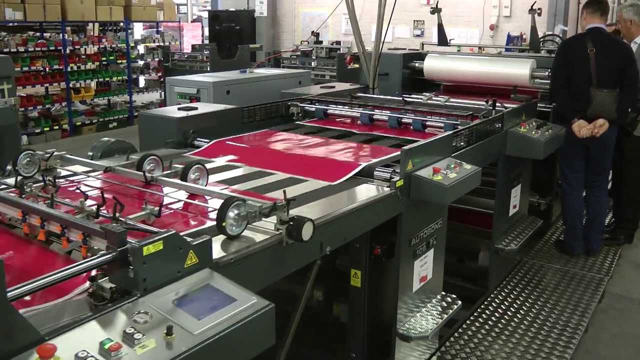 Autobond FL 106 - 115 gsm (80 lb) paper at 50 m/min (164 ft/min) - on ...