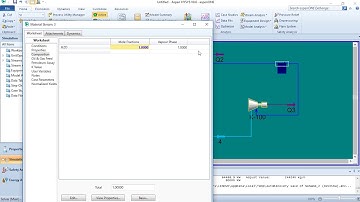 Aspen Hysys Simple power plant Simulation