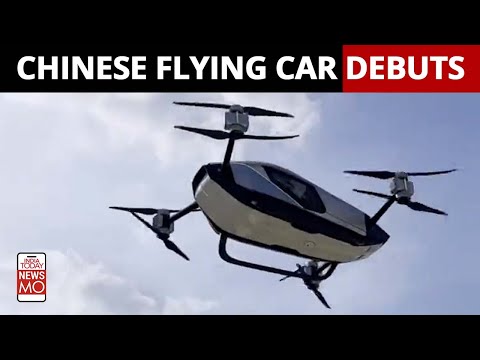 Chinese Flying Car Makes First Public Flight In Dubai | Dubai Flying Car Video