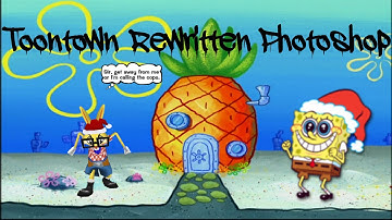 Toontown Rewritten Photoshop: Spongebob Squarepants Wanna-be (Time-lapse)