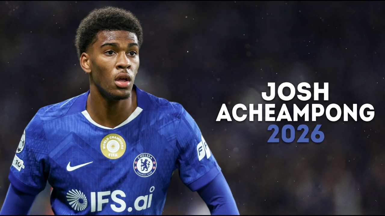 サッカートッパーユニフォーム新品レア チェルシー 26/27 ホーム ジョシュ・アチャンポン 【選手名・背番号