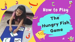 Play the Hungry Fish Game | Quran o'Phonics Kids Activity | Arabic for Children | screenshot 4