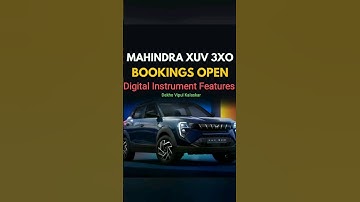 Xuv 3xO | Digital meter Features| #xuv3xo | #3xo | #mahindra