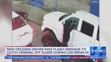 Man rigs truck with flash bang after robberies | NewsNation Prime