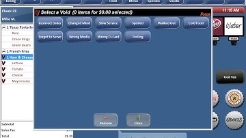 Remove a Void/Un-void an Item - Focus POS