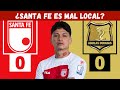Santa Fe 0-0 Águilas Doradas - Liga Dimayor 2025-II - Goles, Resumen y Polémicas