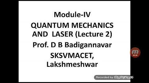 Engineering Physics, Module IV, LASER(use head phone)