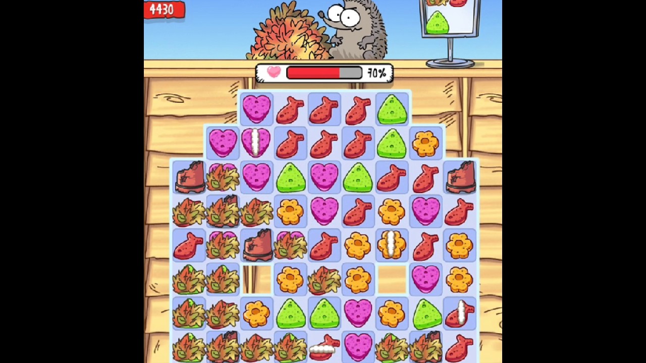 Simons Cat - Crunch Time - Level 150 - No Boosters (by match3news.com)